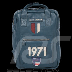 Backpack bag Steve McQueen 24h Le Mans 1971 Matt Royal Blue 27491-0012