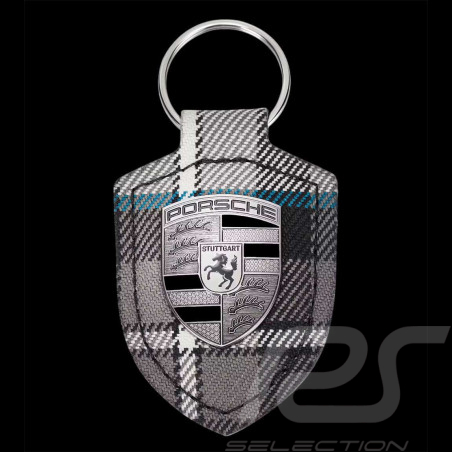 Porsche Keyring 911 Turbo Crest 50th Anniversary Tartan Turbonite WAP0503690S50Y