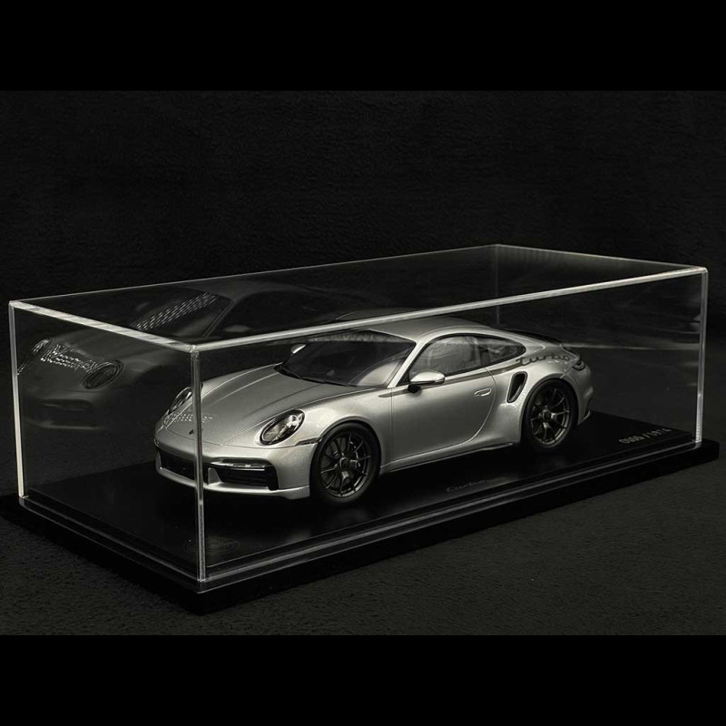 Porsche 911 Turbo 50 Ans (992) GT Argent Métallique - Minichamps 1:43 - Neuf