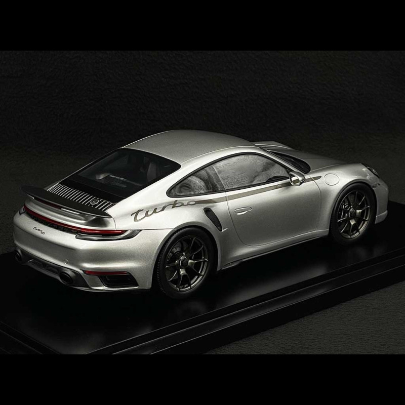 Porsche 911 Turbo Type 992 2024 50th Anniversary GT Silver 1/18
