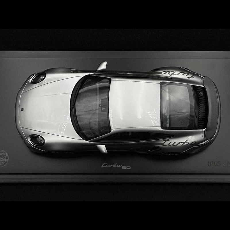 Porsche 911 Turbo Type 992 2024 50th Anniversary GT Silver 1/18