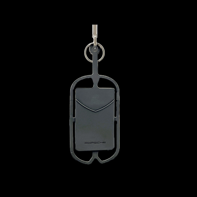 thumbnail image 2 of Porsche Genuine Black Safety Release Lanyard Keychain 2 of 3