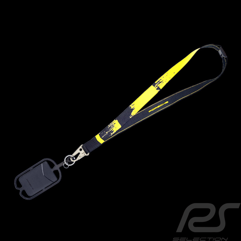 Porsche Schlüsselring Halsband schwarz / gelb GT4 Clubsport collection WAP3400020LCLS