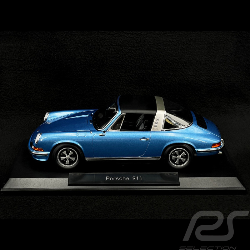 Porsche 911 S Targa 2.4 1973 Metallic Blau 1/18 Norev 187646