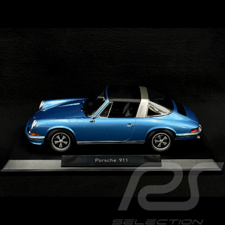 Porsche 911 S Targa 2.4 1973 Bleu Métallique 1/18 Norev 187646