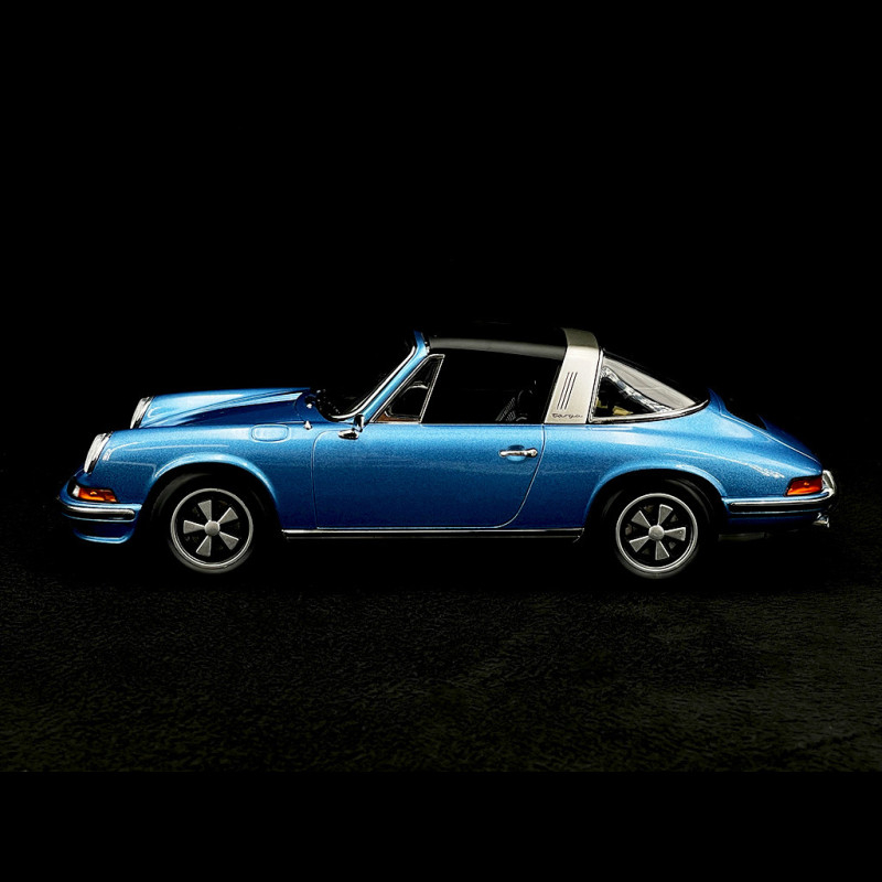 Porsche 911 S Targa 2.4 1973 Metallic Blue 1/18 Norev 187646