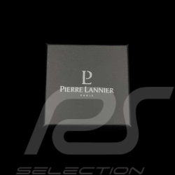 Automatikuhr Pierre Lannier Paddock Hergestellt in Frankreich Lederarmband Schwarz / orange Racing 341A455