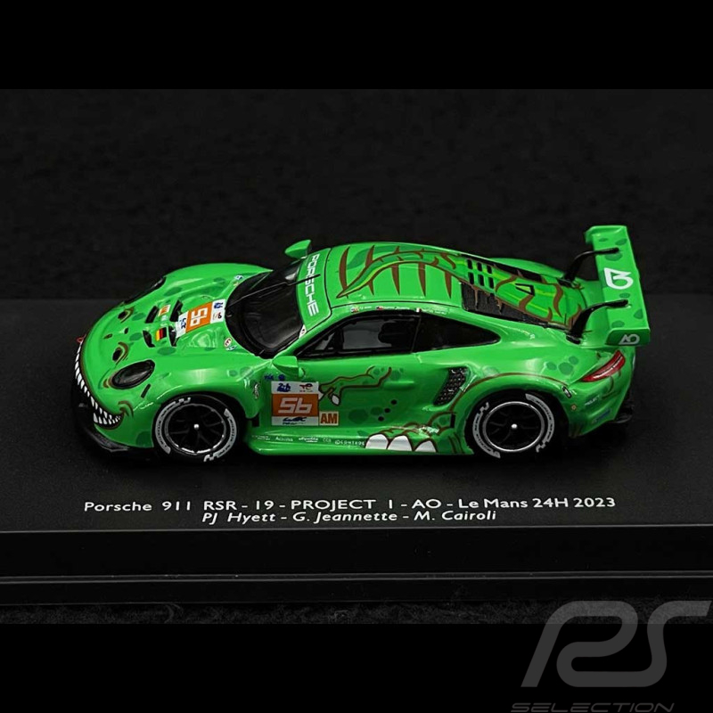 Porsche 911 RSR-19 Typ 991 n° 56 Rexy Project 1 24h Le Mans 2023 1/87 Spark 87S165