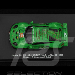 Porsche 911 RSR-19 Typ 991 n° 56 Rexy Project 1 24h Le Mans 2023 1/87 Spark 87S165