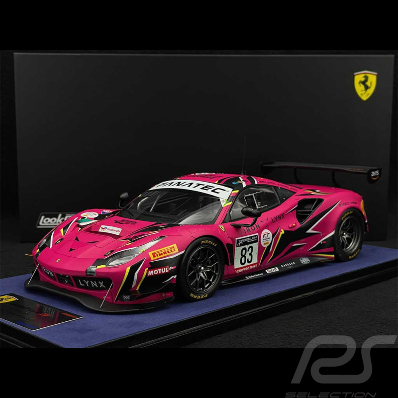 Ferrari 488 GT3 n° 83 Iron Dames Sieger 24h Spa 2022 1/18 Looksmart LS18RC019