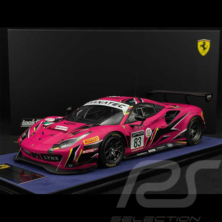 Ferrari 488 GT3 n° 83 Iron Dames Vainqueur 24h Spa 2022 1/18 Looksmart LS18RC019