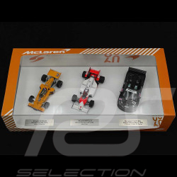 McLaren Set Vainqueur Indianapolis 1974 / GP Monaco 1984 / 24h Le Mans 1995 1/43 Spark SP529