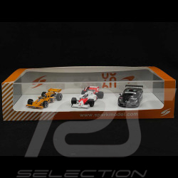 McLaren Set Vainqueur Indianapolis 1974 / GP Monaco 1984 / 24h Le Mans 1995 1/43 Spark SP529