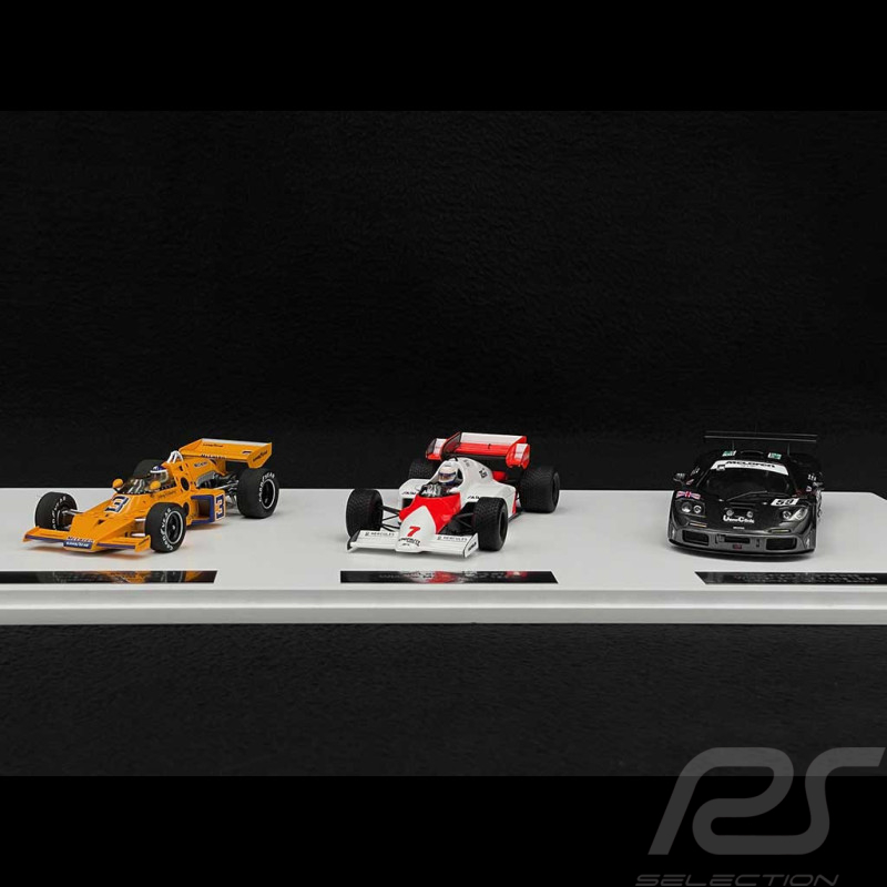 McLaren Set Winner Indianapolis 1974 / GP Monaco 1984 / 24h Le Mans 1995 1/43 Spark SP529