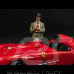 Enzo Ferrari Figur Diorama 1/18 Le Mans Miniatures FLM118038