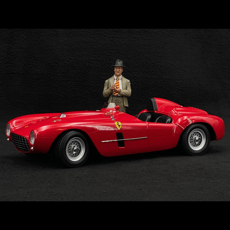 Enzo Ferrari Figurine Diorama 1/18 Le Mans Miniatures FLM118038