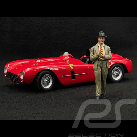 Enzo Ferrari Figur Diorama 1/18 Le Mans Miniatures FLM118038