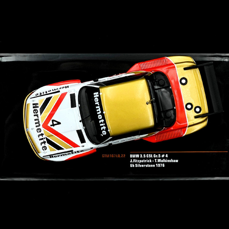 BMW 3.5 CSL Gr.5 N° 4 Winner 6h Silverstone 1976 1/43 Ixo Models