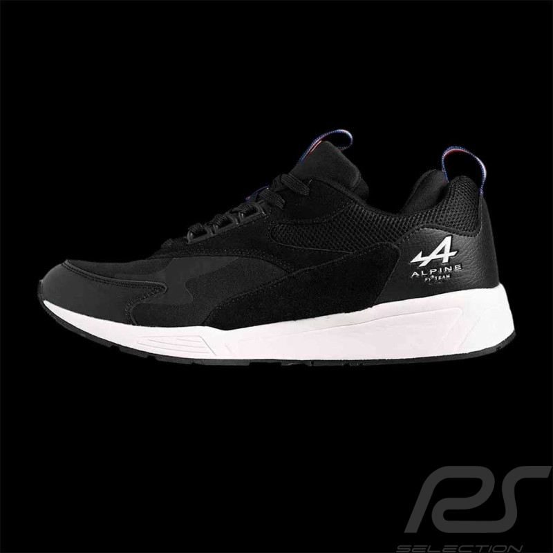 Alpine Schuhe F1 Team Altin BWT Kappa Sneakers Schwarz / Weiß 371D11W-A03