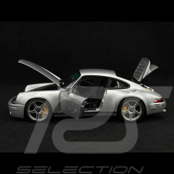 Porsche 911 Ruf CTR Anniversary 2017 Argent GT 1/18 Almost Real ALM880303