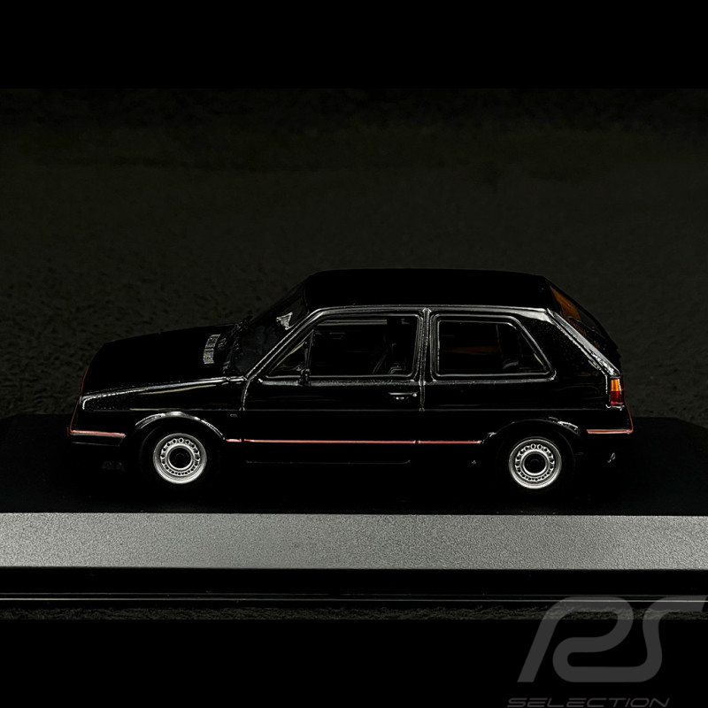 Volkswagen Golf II GTI 1985 Schwarz Metallic 1/43 Minichamps 940054125