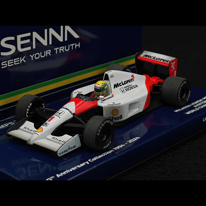 Ayrton Senna McLaren Honda MP4/6 n° 1 World Champion 1991 F1 1/43