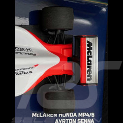 Ayrton Senna McLaren Honda MP4/6 n° 1 Champion du Monde 1991 F1 1/43 Minichamps 540913301