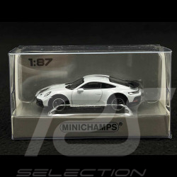 Porsche 911 Dakar Typ 992 2022 Metallic Grau 1/87 Minichamps 870062074