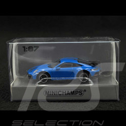 Porsche 911 Dakar Typ 992 2022 Blau 1/87 Minichamps 870062072