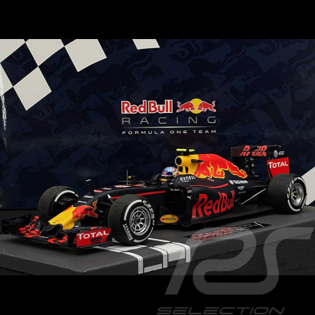 Max Verstappen Red Bull Racing RB12 n° 33 Vainqueur GP Espagne 2016 F1 1/18 Minichamps 117160333