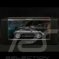 Porsche 718 Spyder RS Type 982 2024 Paradis Porsche St Tropez 2024 Gris Vanadium Métallisé 1/43 Spark WAP0202140RSPY