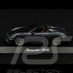 Porsche 718 Spyder RS Type 982 2024 Paradis Porsche St Tropez 2024 Gris Vanadium Métallisé 1/43 Spark WAP0202140RSPY