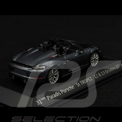 Porsche 718 Spyder RS Type 982 2024 Paradis Porsche St Tropez 2024 Gris Vanadium Métallisé 1/43 Spark WAP0202140RSPY