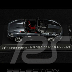 Porsche 718 Spyder RS Type 982 2024 Paradis Porsche St Tropez 2024 Gris Vanadium Métallisé 1/43 Spark WAP0202140RSPY