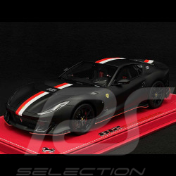 Ferrari 812 Competizione n° 16 Charles Leclerc 2022 Black Matt 1/18 BBR Models P18234