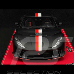 Ferrari 812 Competizione n° 16 Charles Leclerc 2022 Black Matt 1/18 BBR Models P18234