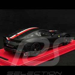 Ferrari 812 Competizione n° 16 Charles Leclerc 2022 Black Matt 1/18 BBR Models P18234