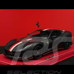 Ferrari 812 Competizione n° 16 Charles Leclerc 2022 Black Matt 1/18 BBR Models P18234