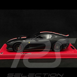 Ferrari 812 Competizione n° 16 Charles Leclerc 2022 Black Matt 1/18 BBR Models P18234