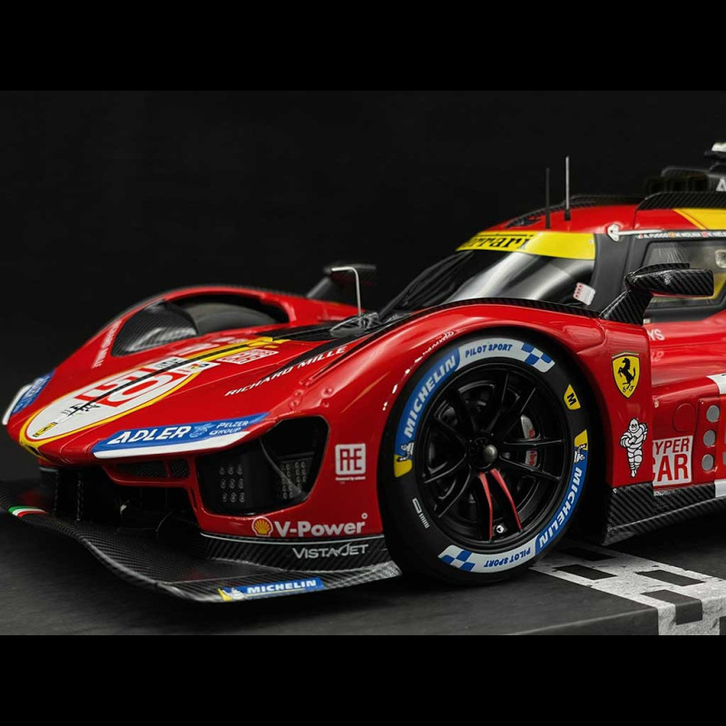 1:18 Ferrari 499P Winner Le Mans 2023 End of race Limited edition - Pole Position