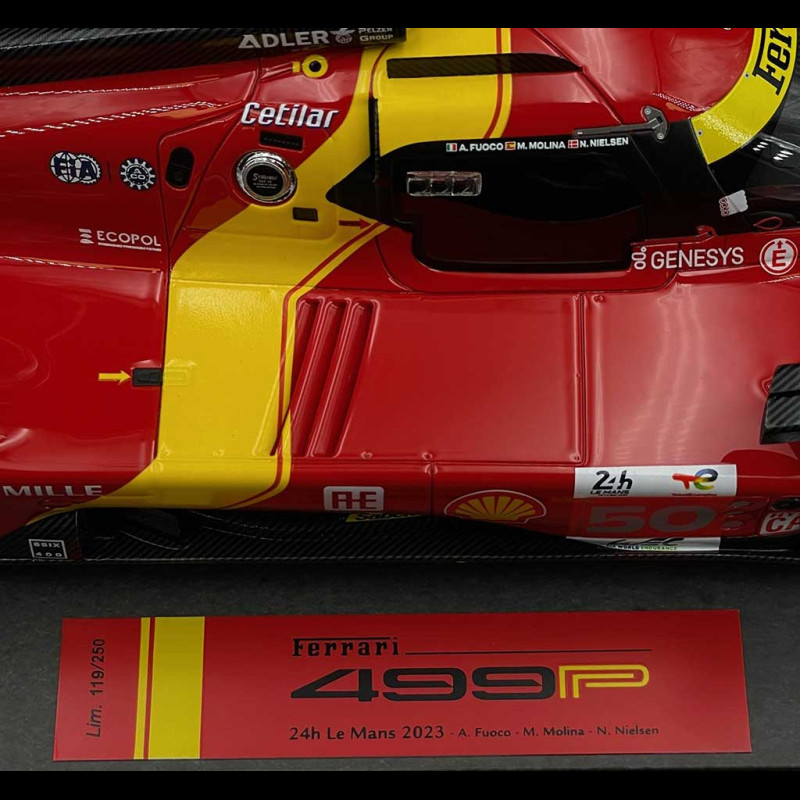 Ferrari 499P #50 (Le Mans 2023 Pole Position) 1:18 model car BBR P18236