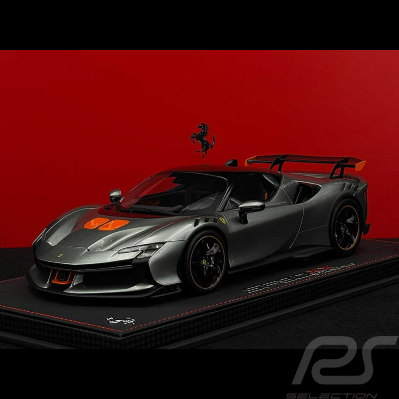 Ferrari SF90 XX Stradale 2024 Grigio Competizione 1/18 BBR Models P18237E