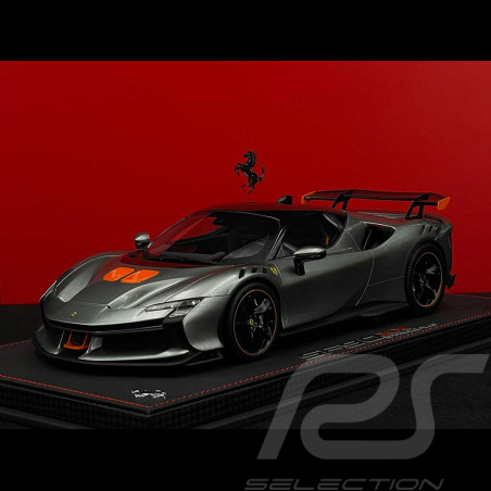 Ferrari SF90 XX Stradale 2024 Grigio Competizione 1/18 BBR Models P18237E