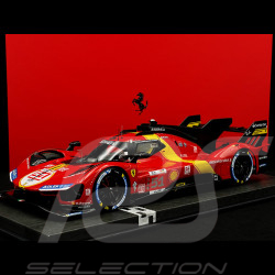 Ferrari 499P n° 51 Vainqueur 24h Le Mans 2023 1/18 BBR Models P18239