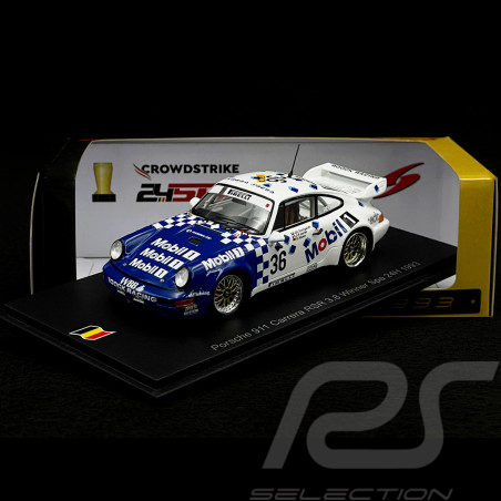 Porsche 911 Carrera RSR 3.8 Type 964 n° 36 Vainqueur 24h Spa 1993 1/43 Spark 43SPA1993