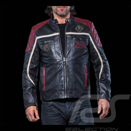 Leather Jacket 24h Le Mans Black Lino 27475-3046 - men