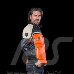 Leather Jacket 24h Le Mans Orange Lino 27475-2090 - men