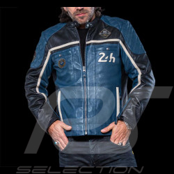 Leather Jacket 24h Le Mans Royal Blue Lino 27475-0012 - men