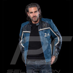 Leather Jacket 24h Le Mans Royal Blue Lino 27475-0012 - men