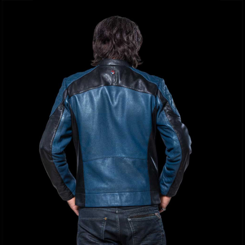 Leather Jacket 24h Le Mans Royal Blue Lino 274750012 men